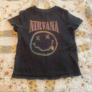 Old Navy Nirvana Toddler T-shirt 5t Boys Girls Band Tee